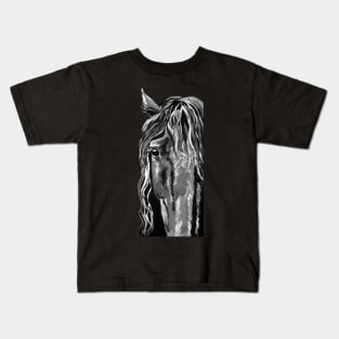 Friesian Silhouette Kids T-Shirt